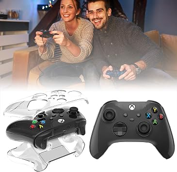 Hard Protective Case for Xbox Series S Controller, Xbox Console Transparent Skin Housing Clear Crystal Case, Controller Protective Cover Handle Shell, for Xbox Series X / S Controller