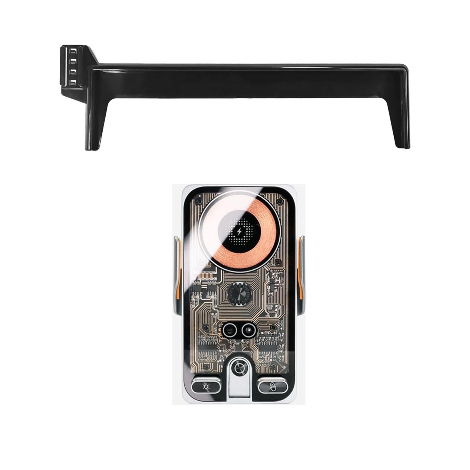 MOGFLMAN Car Phone Holder for Jetour T2 2024-2025, LHD Car Phone Holder