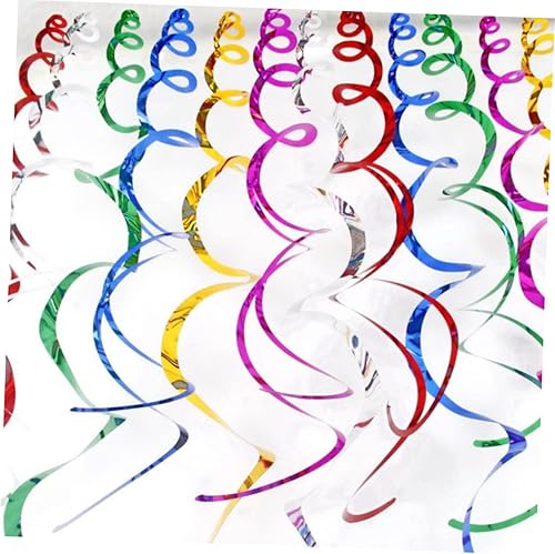 Miniatura 6 de COHEALI Adorno de cinta de árbol de Navidad colgante remolino