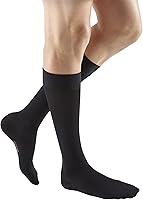 Vista 5 de mediven Plus for Men & Women, 20-30 mmHg – Closed Toe, Calf High Compression Socks with Silicone Top Band, Leg Circulation, Opaque Leg Support