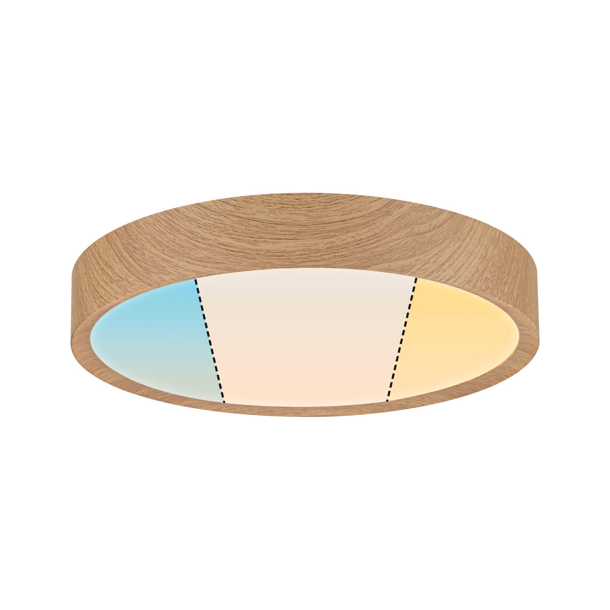 Paulmann 71085 Plafoniera Selection Bathroom LED Tega IP44 White Switch 1200lm 230V 22,5W effetto legno lampada per il bagno