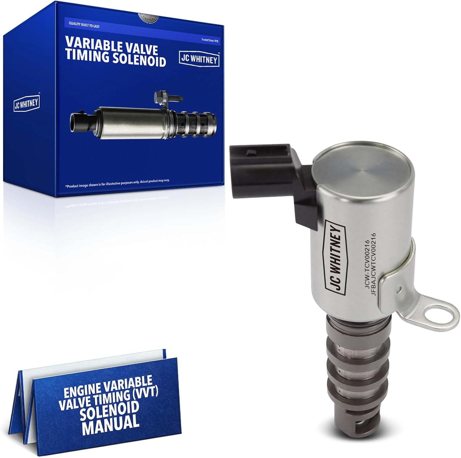 JC Whitney JFBAJCWTCV00216 Engine Variable Valve Timing Solenoid (VVT) - Compatible with Honda CR-V 2002-2004, Civic 2002-2005, Acura RSX 2002-2006 - 2.0L 2.4L