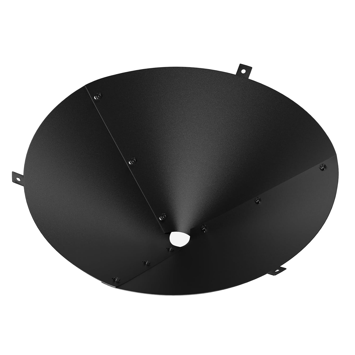 Metal Deer Feeder Funnel, Adjustable Size Hot-Dip Galvanized Steel Deer Feeder Parts, Fits 55 Gallon Barrels.