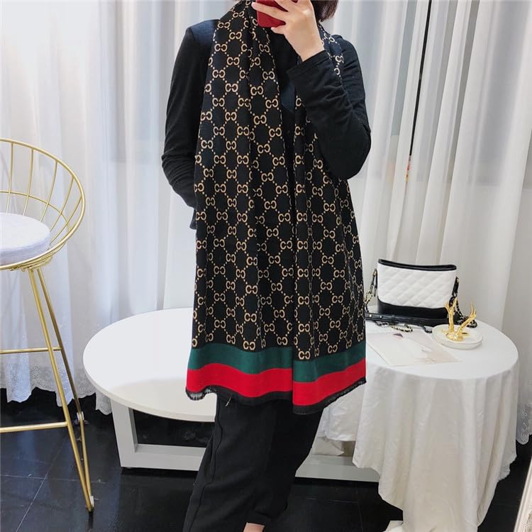 Women's Blanket Chunky,Pashmina Shawls Wraps Oversized Winter & Fall Warm Scarfs Soft Cashmere Feel for Women2