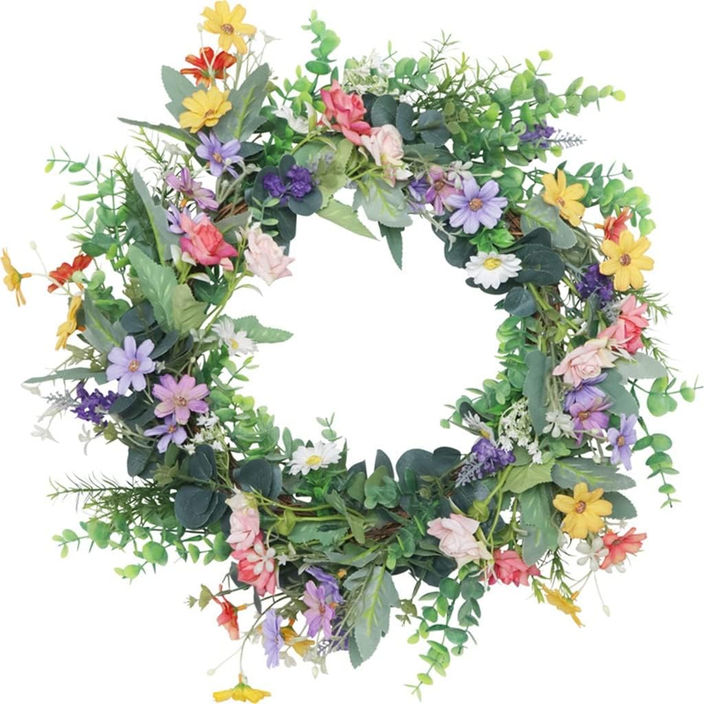 Home Decoration Wreath Festive Window Mantel Hanging Wreath Wedding Scene Decoration