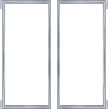 GRAY W10830162 Refrigerator Door Gasket Compatible with Whirlpool 2 Pack