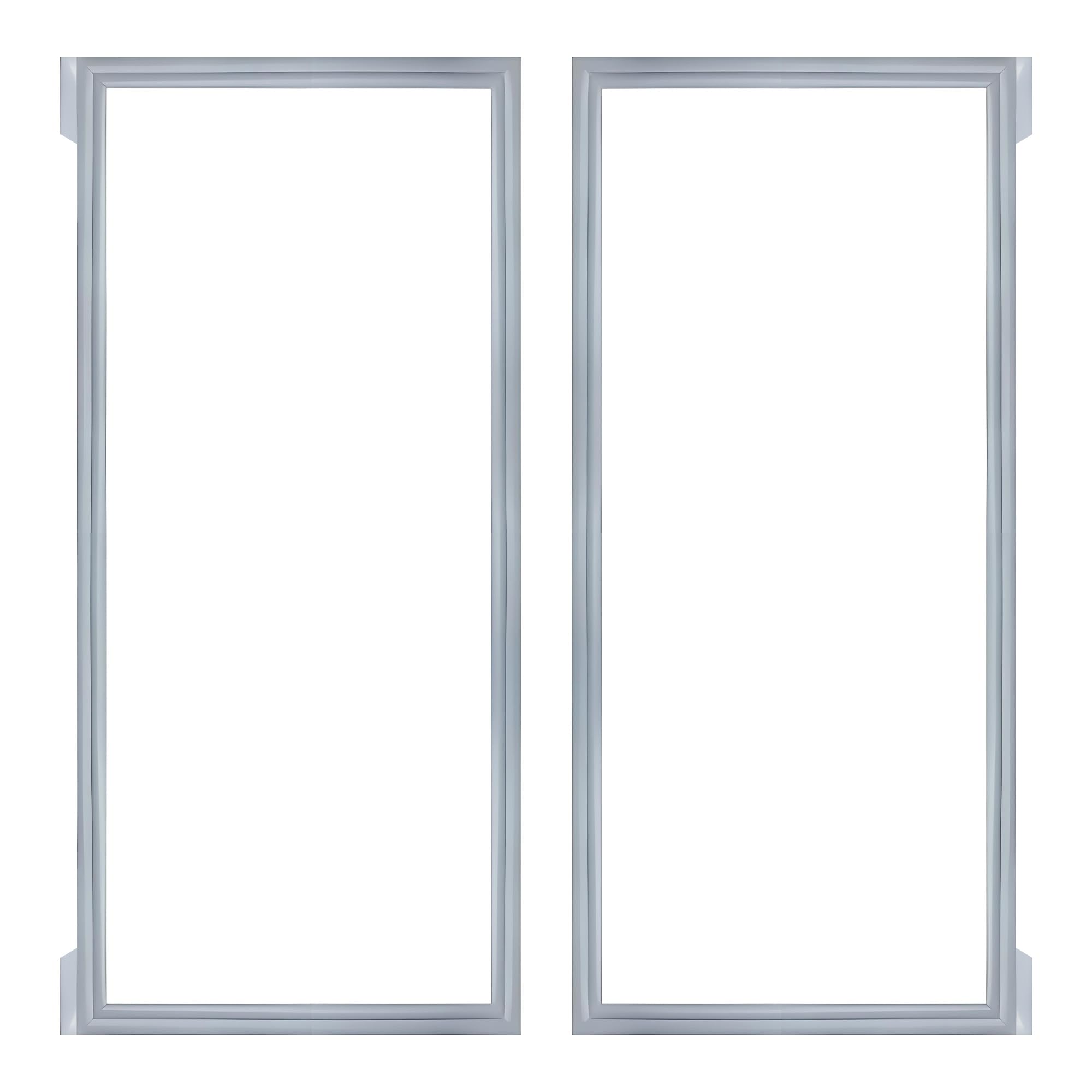 Photo 1 of (GRAY) W10830162 Refrigerator Door Gasket Compatible with Whirlpool (2 Pack)