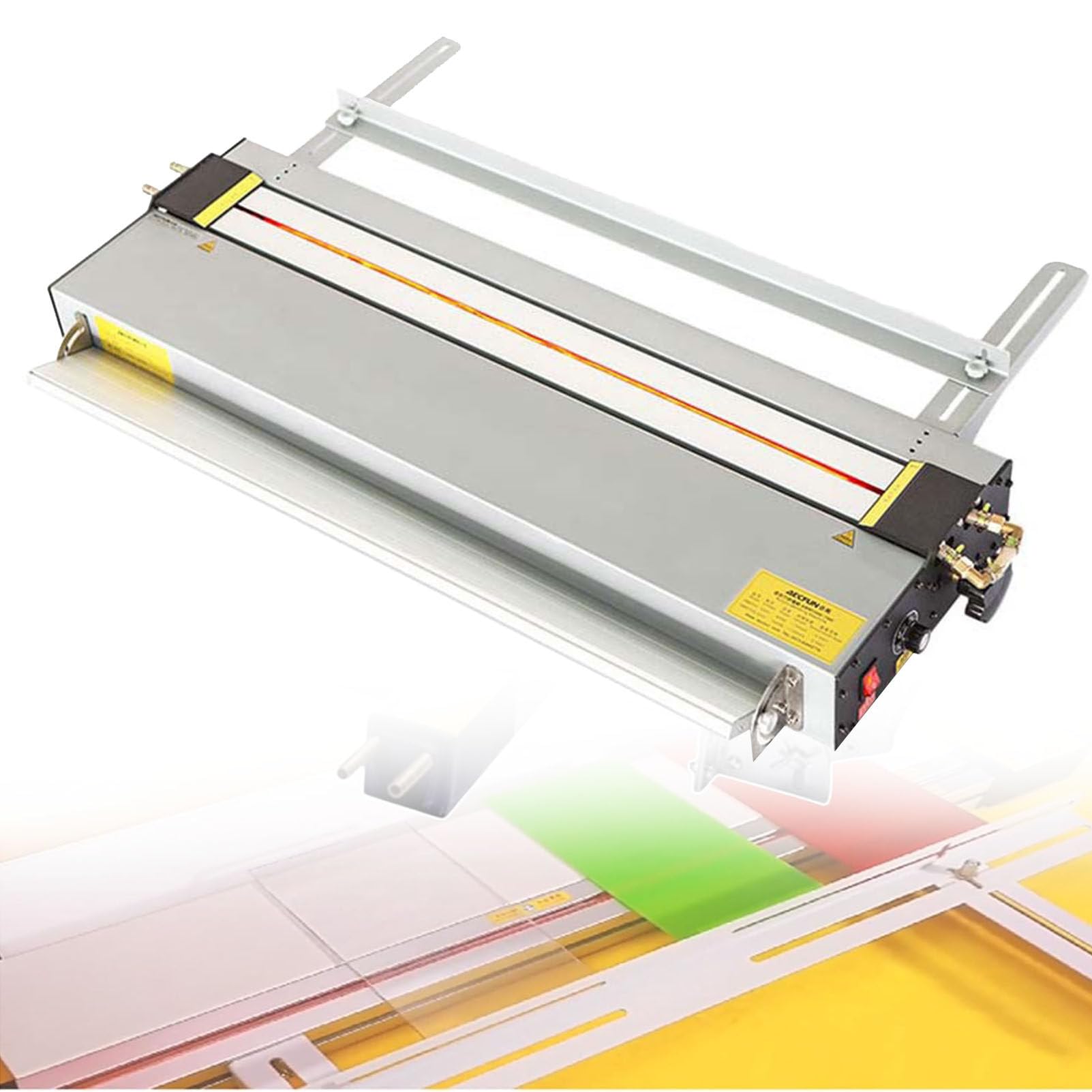 Macchina piegatrice per lastre di piegatura a caldo in plastica acrilica, con calibrazione a raggio, ideale per lastre di plastica, 70 cm