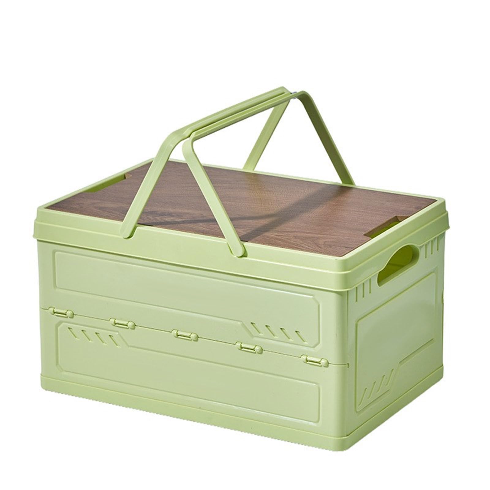 Hsioluted Foldable Storage Bin with Foldable Design for Space Saving Home Organization and Sturdy PP Materials PP Organizers Box