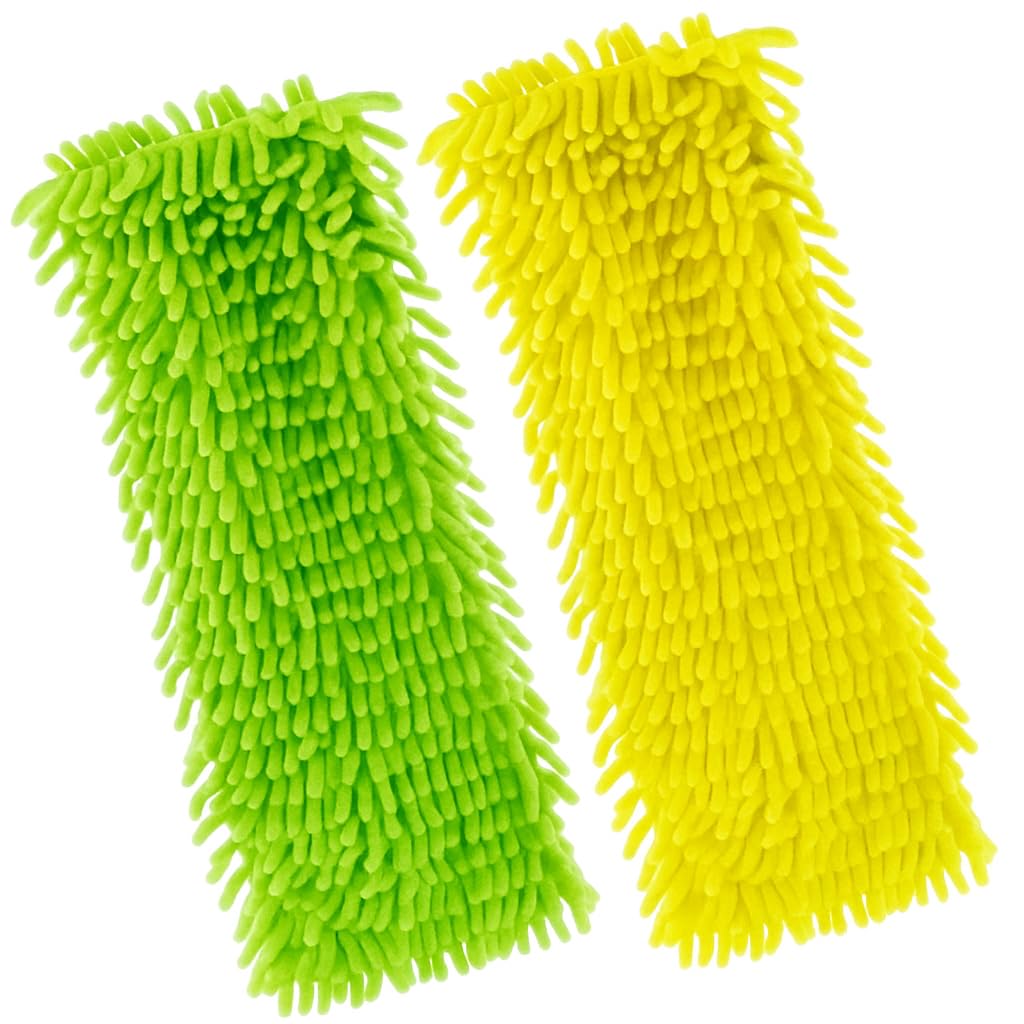 VIVALUXE Mikrofiber Mop Yedeği, 2 Adet (50 cm) Asorti Renk, Süper Emici, Süper Yumuşak, Güçlü Temizlik Bezi, Zemin, Parke, Fayans ve Laminat Yüzeyler İçin