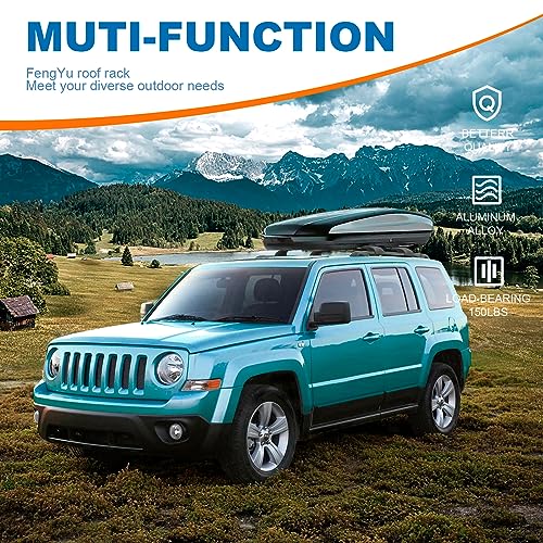 image for FengYu Roof Rack Cross Bars 220lb Compatible with Jeep Patriot 2007-20