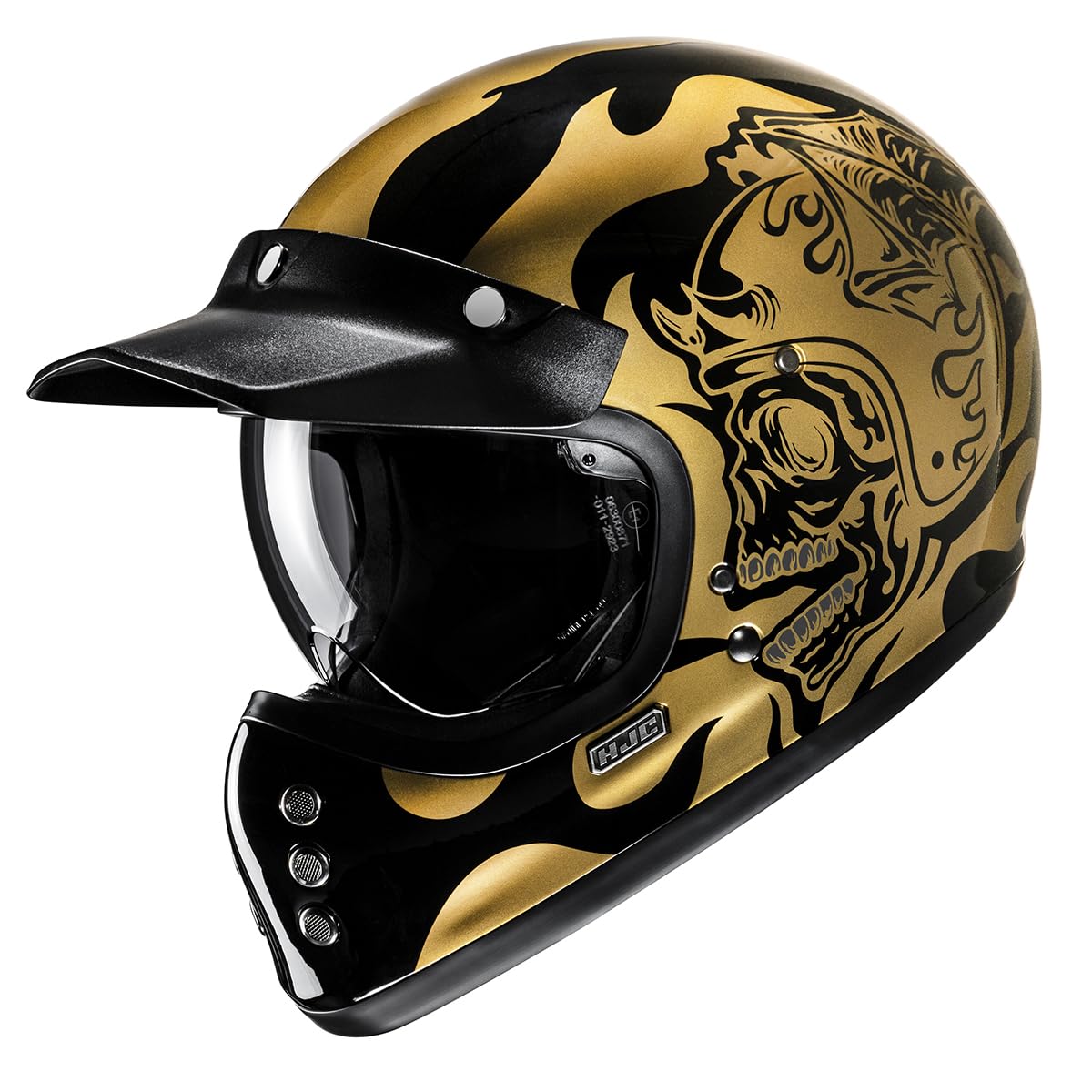 HJC, Casco Moto Integral V60 FLAME MC9, S