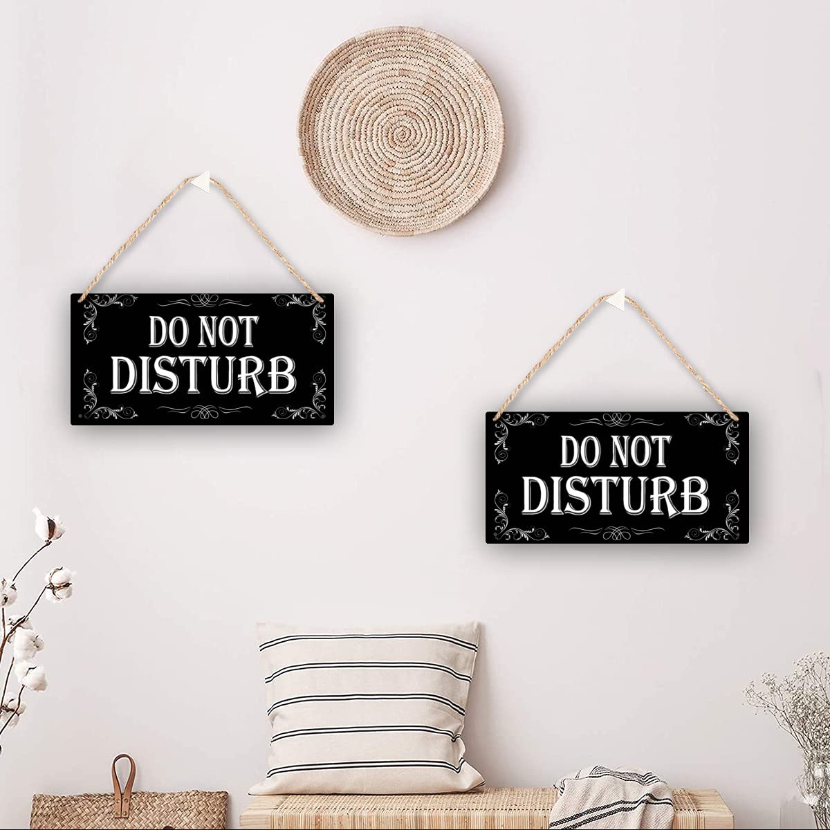 Amazon.com: Do Not Disturb Door Sign Wall Art Hanging Front Door