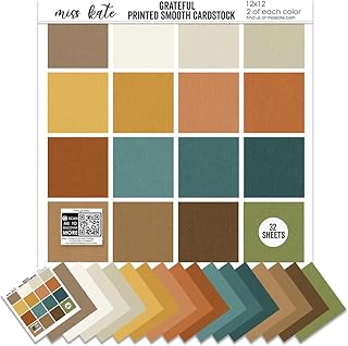 Cardstock - Grateful - for Thanksgiving Fall Autumn Turkey Day - 32 Shee...