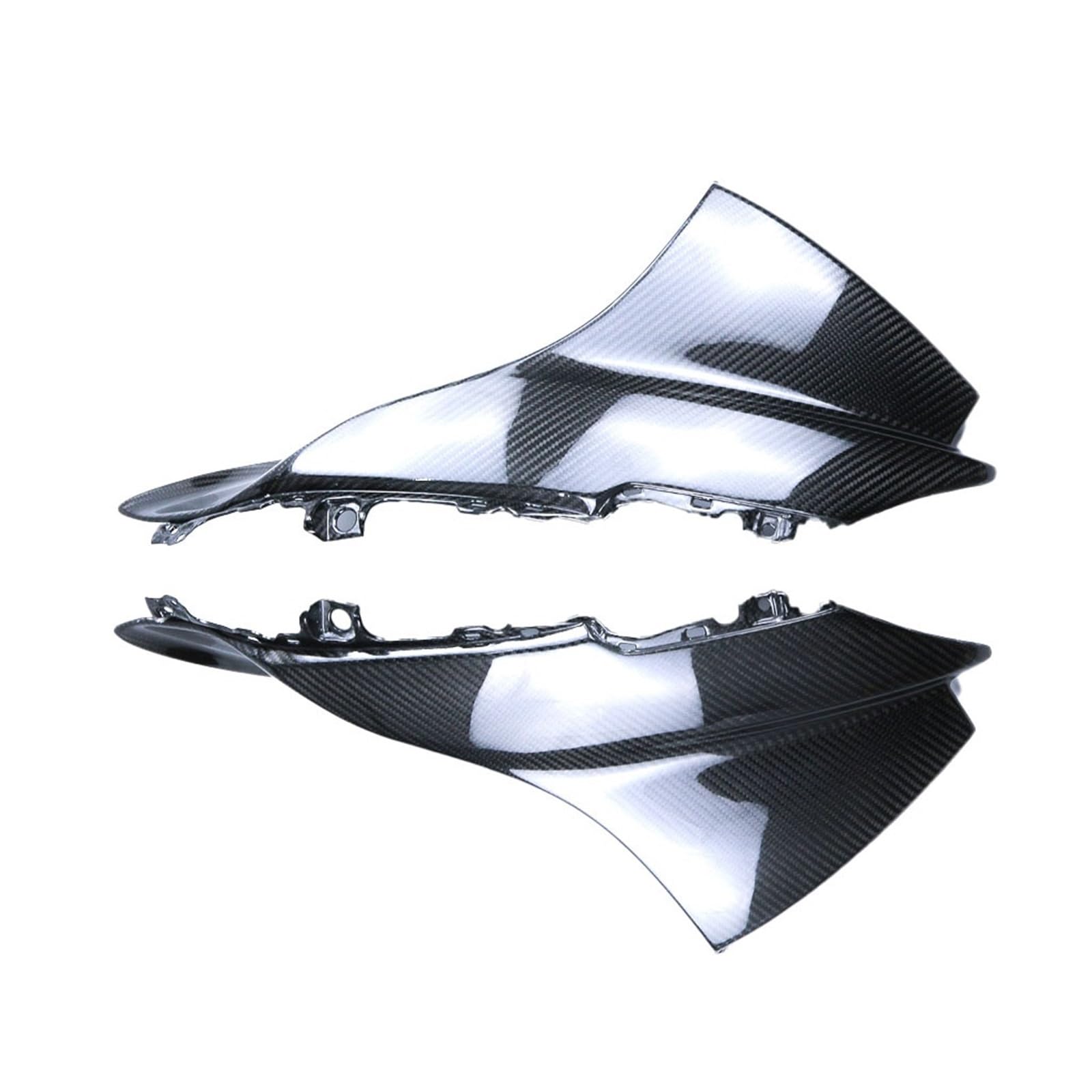 Adatto per Suzuki GSX-R1000R 2017 + 2023 2024 2025 Protezione del serbatoio del carburante Pannello laterale Kit carena in fibra di carbonio a secco Moto Carenatura Winglets