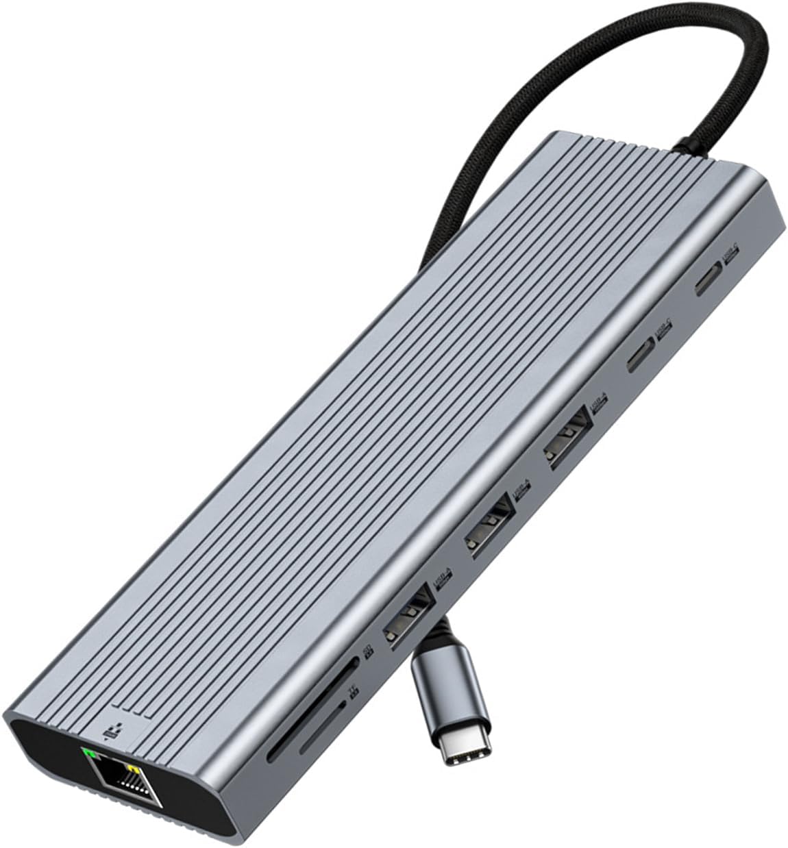 Hub USB C 14 en 1 ordinarYone con Triple Pantalla 4K y Ethernet Gigabit