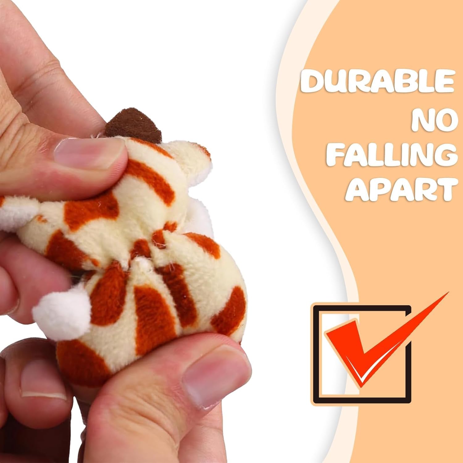 Uzoxlsn 38 Pack Mini Stuffed Animals Party Favors for Kid, Small Plush Stuffed Animal Toy in Bulk for Claw Machine, Carnival Prizes, Plush Keychain Decorations, Classroom Reward