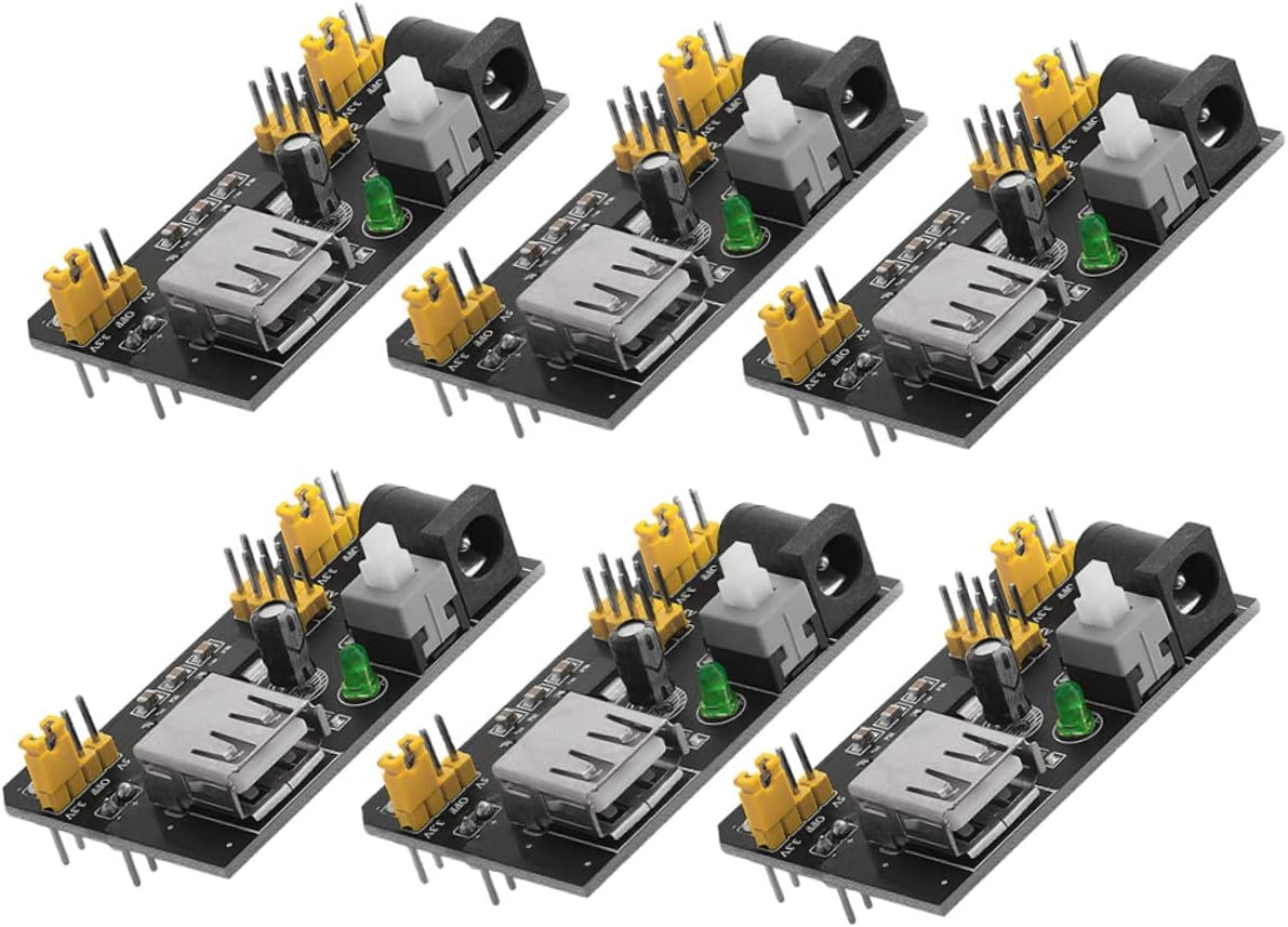 Hemobllo 6PCS Power Module Power sfp Module breadboards dc 6.512v breadboard Power Supply