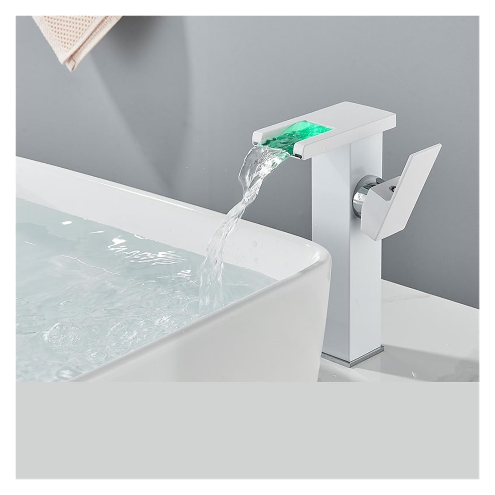 Robinet mitigeur de salle de bains à LED pour créer une ambiance spa
