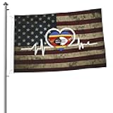 SMLBNE Eswatini Flag Heartbeat 2x3FT Flag Double-Sided – Indoor/Outdoor Decor, Vibrant Colors, All-Season Use13
