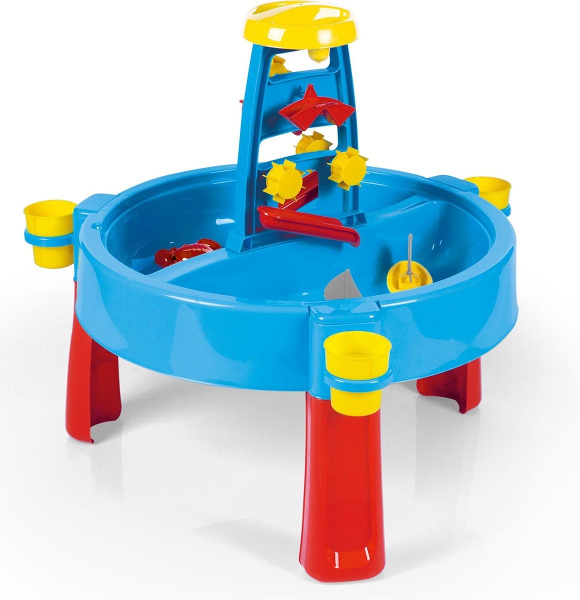 Dolu Wasser- & Sand-Aktivitätstisch – Sensorischer Spieltisch mit Wasserbahn, Sand- und Wasserbereichen, Zubehör inklusive, Für Innen- und Außenbereich, Ab 24 Monaten