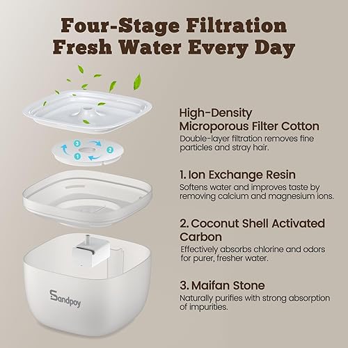 Miniatura 7 de Alimentador automático para gatos y dispensador de agua FW1, dispensador de comida para gatos de 3 litros con tapa de bloqueo, juego dos en uno para