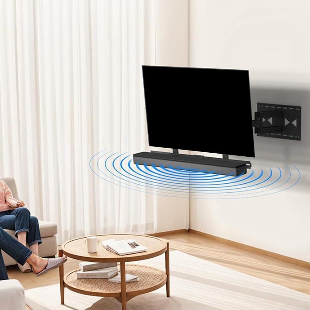 Supporto Soundbar in metallo fino a 80 cm, portata 16 kg