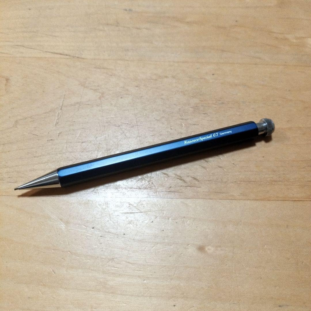 カヴェコペンシルスペシャル 限定ブルーボールペン クリップ付き