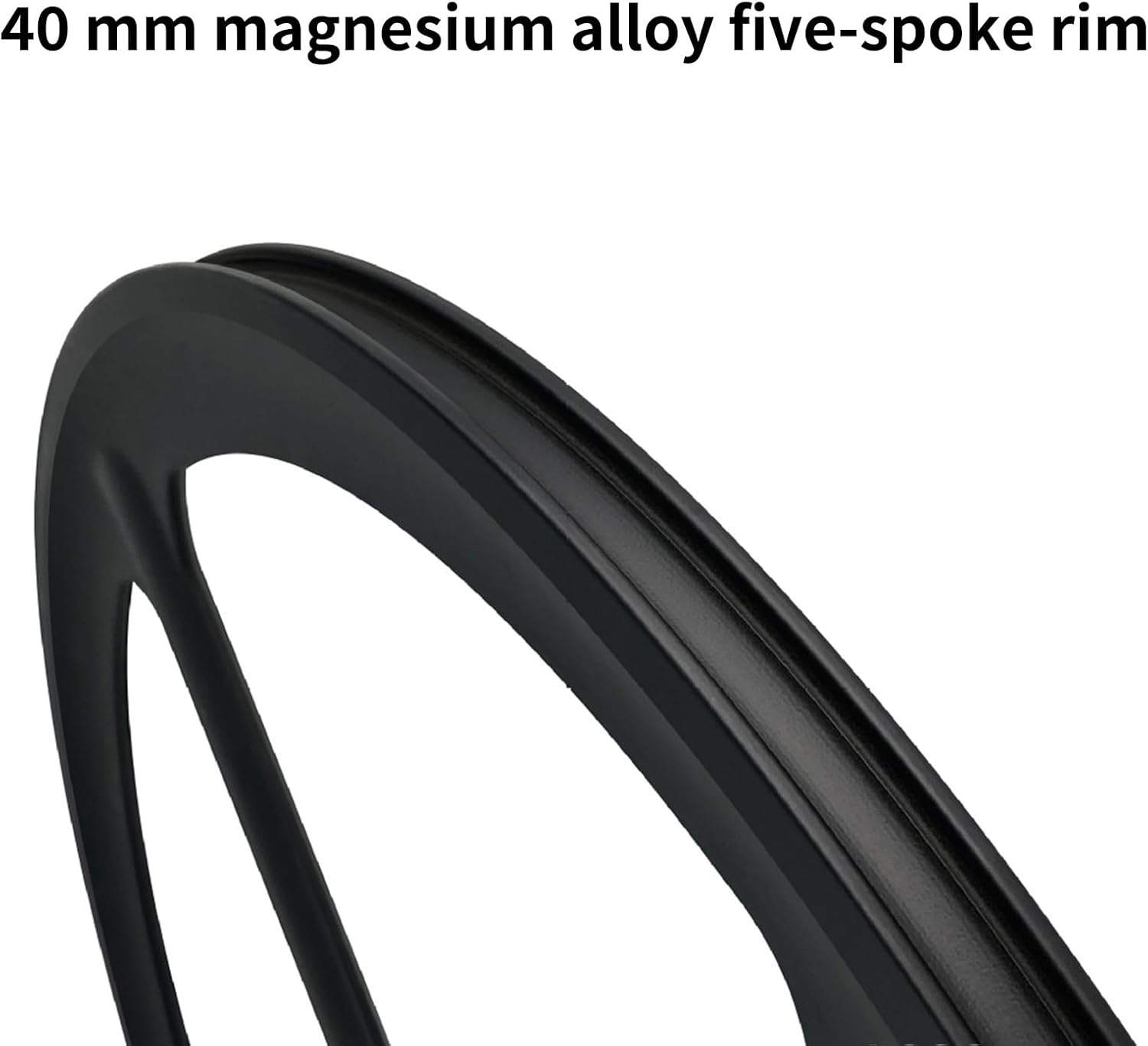 700C Mag Wheelset Black 5 Spoke Fixed Gear Bike Wheels V Brake 120mm Front Rear Wheels for 700 * 23-28C Tyres