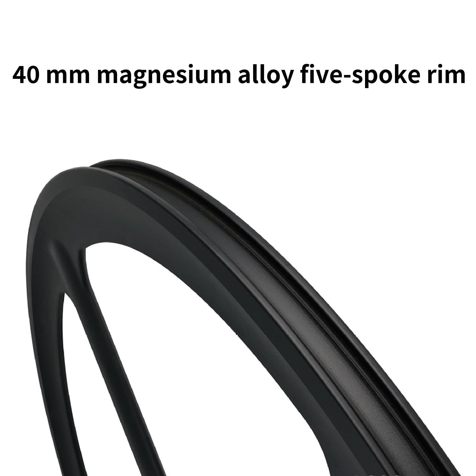 700C Magnez 5-ramienne koła czarne koła koła zębate rower ze stałą zębatką V hamulec 120mm przód i tył do opon 700 * 23-28C