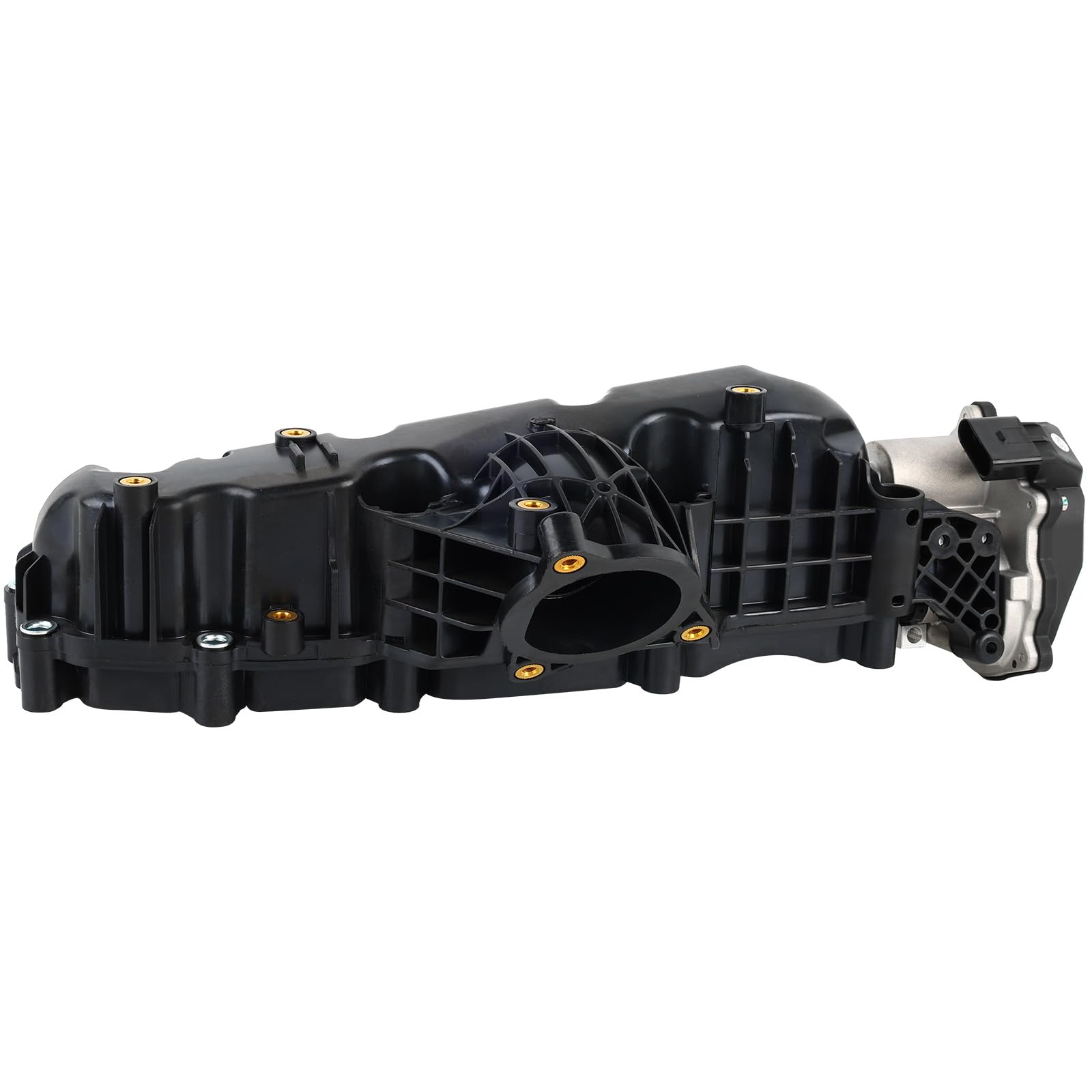 03L129711AG Ansaugbrücke Saugrohrmodul Ansaugkrümmer mit Dichtung Ersatz für A3 8P1 8PA 8P7 A4 8K2 8K5 8KH A5 8T3 8TA 8F7 A6 Q5 TT Leon Exeo Yeti 5L Superb II Golf Plus Passat B6 Eos