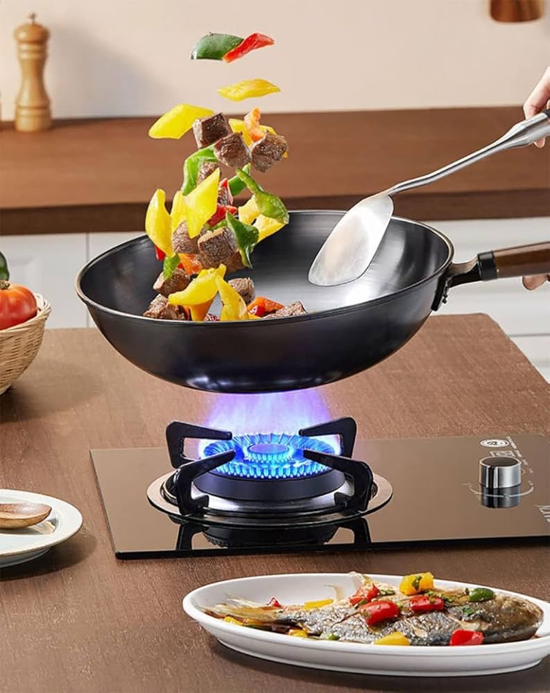 Amazon|Tonain中華鍋 鉄製炒め鍋 34-36cmリバー ライト 鉄 Amazon|Tonain中華鍋 鉄製炒め鍋 34-36cmリバー ライト 鉄