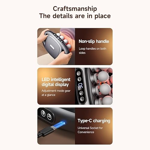 Miniatura 5 de 2026 Husband 2.0 Knot Buster, Veloreva Pro 16 Ball Verniqo Massager, 16 pistolas de masaje de cabeza tejido profundo en 5 minutos, 3 modos y 30