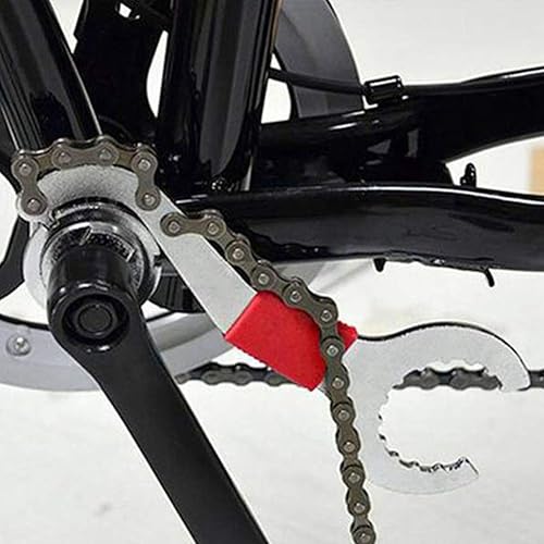 Miniatura 2 de Kit de herramientas de reparación de bicicletas, funda de soporte inferior multifunción Casette Volante para quitar la manivela de la cadena,