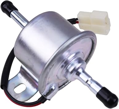 FridayParts 12V ELECTRIC Fuel Pump 1G639-52032 Compatible for Kubota Tractor GR2120 B3350 BX1870 BX1800 BX2230