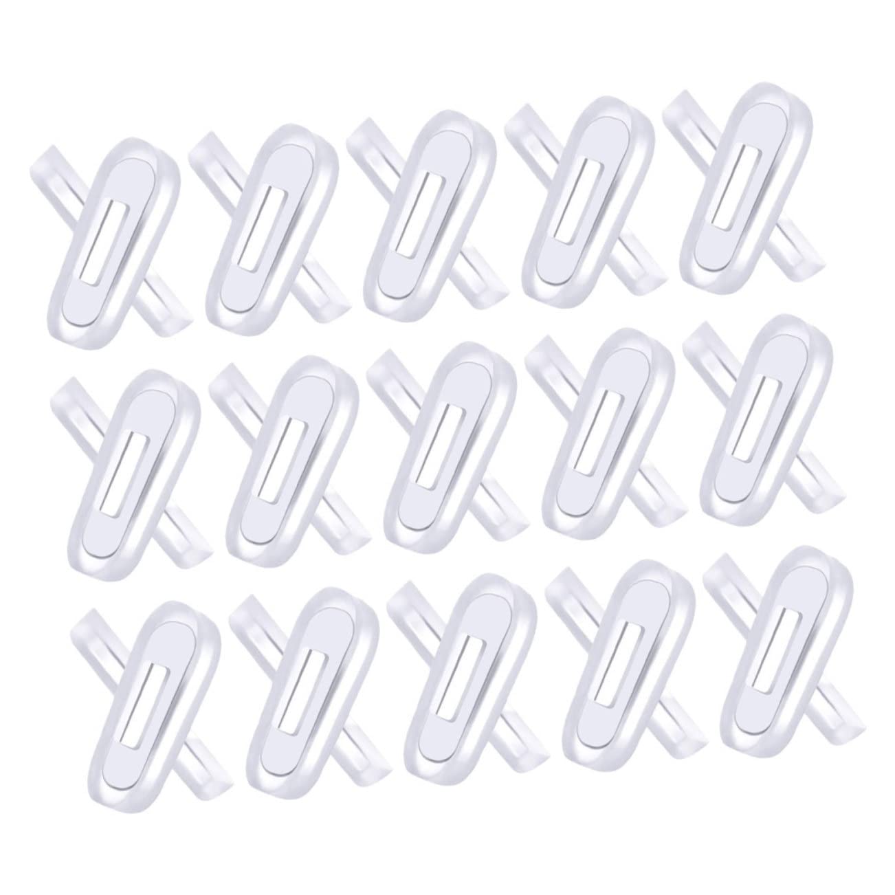 Healvian 5 Set Di Naselli Per Occhiali Accessori Cuscinetti in Silicone Morbido Per Occhiali Naselli Per Un Uso Confortevole 15 Paia * 5