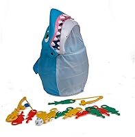 Vista 4 de Juego de mordida de tiburón de Pressman Toys (2 – 4 jugadores)., individual, Multi