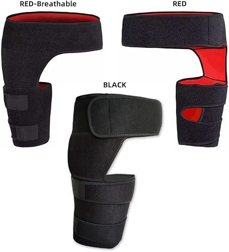 Miniatura 7 de Upliftex - Soporte de cadera ciática para nervio ciático, soporte de ingle, envoltura de compresión de muslo, soporte de compresión para muslos,