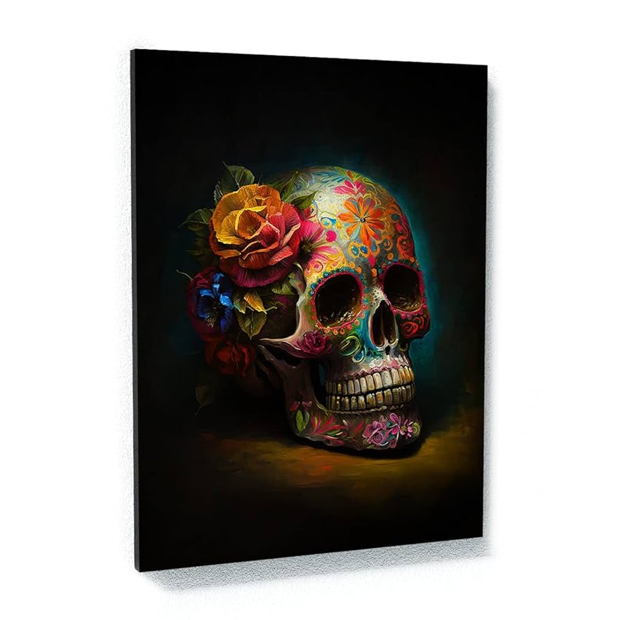 メキシカンスカル ポスター メキシカンスカル ポスター Amazon.co.jp: Sense Canvas Skull