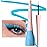 evpct 1Pcs Sky Blue Liquid Eyeliner Waterproof Sky Blue Eye Liners for Women, Eyes Wing Eyeliner Stamps Shapes Colored Eyeliner delineador de ojos a prueba de agua contra el agua blanco para ojos