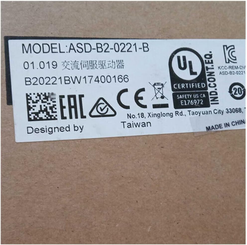 Servomoteur ASD-B2-0221-B boîtier scellé de 200 W à haute précision de mouvement