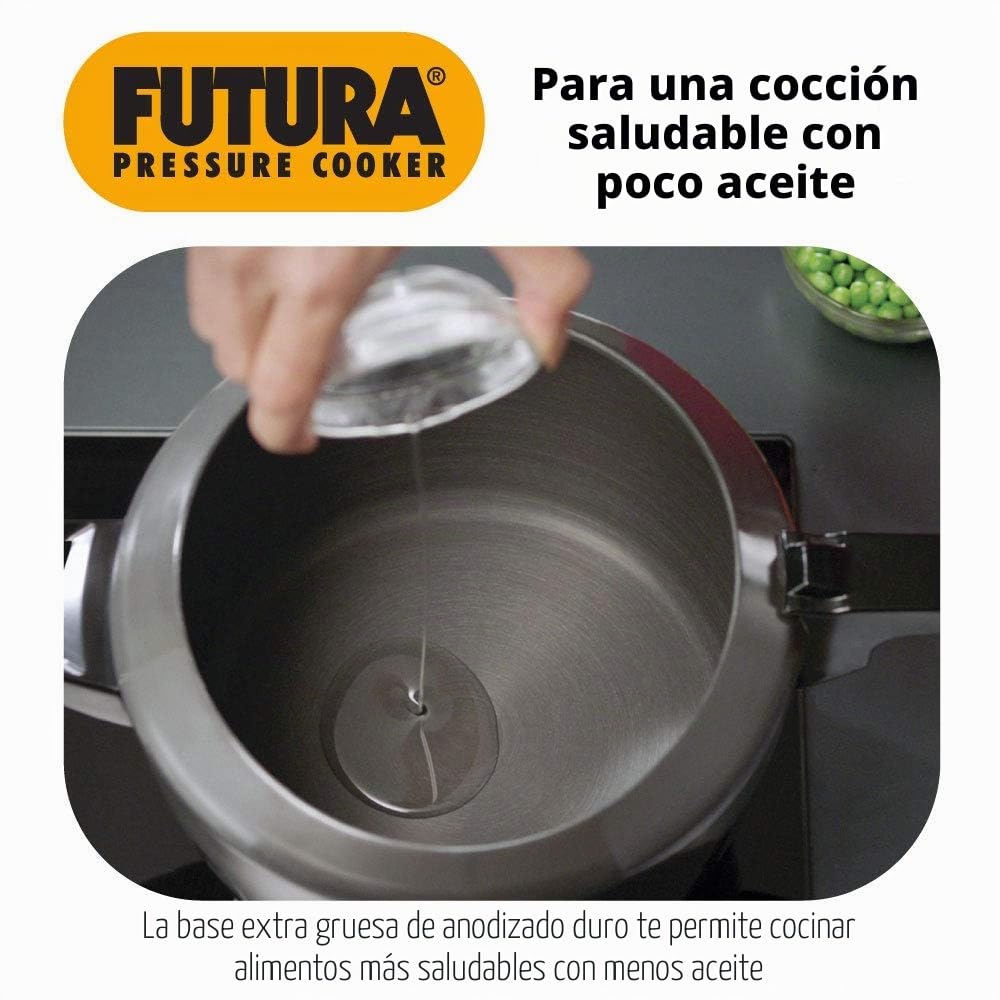 Futura F05 Hard Anodized Pressure Cooker from Hawkins, 2.0-Litre by Futura