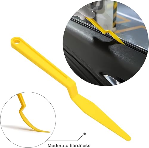 Miniatura 6 de FOSHIO Kit de herramientas de envoltura de vinilo para ventana con cinta de cuchillo de 5M, escobilla de fieltro, micro escobilla de goma, soportes