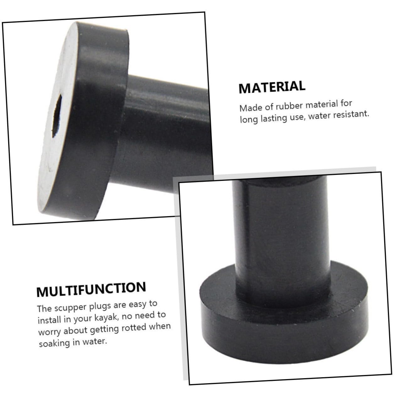 Bouchon De Vidange Hexagonal HEMOTON – Plastique – Pour Kayak, Canoë, Bateau Gonflable – étanche, Facile à Installer