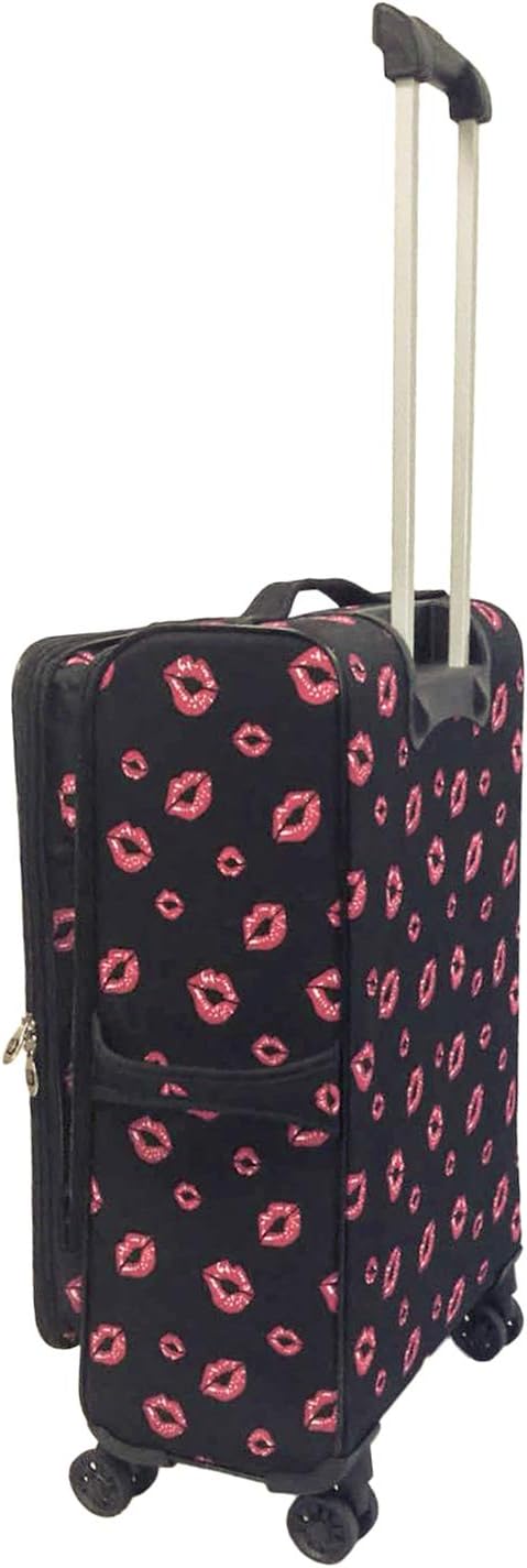 Betty Boop 3 Pieces Luggage Set. Lightweight. 20", 24" & 28". Spinning Wheels. Expandable. Carry on Size Included (7B)
