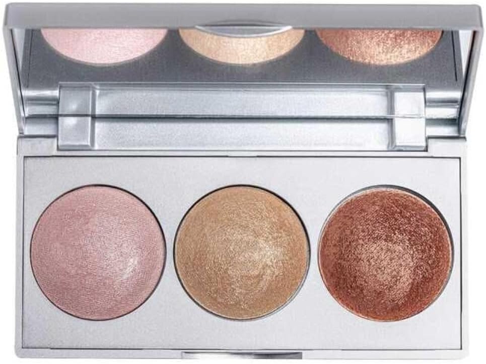 Golden Rose Strobing Highlighter Aydınlatıcı Palet, Pink Gold Bronz