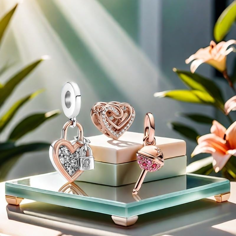 Heart Graduation 2026 Charms for Bracelets and Necklaces Bead Charm for Women - Image 4