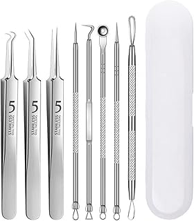 8 piezas de agujas de acné de acero inoxidabl...