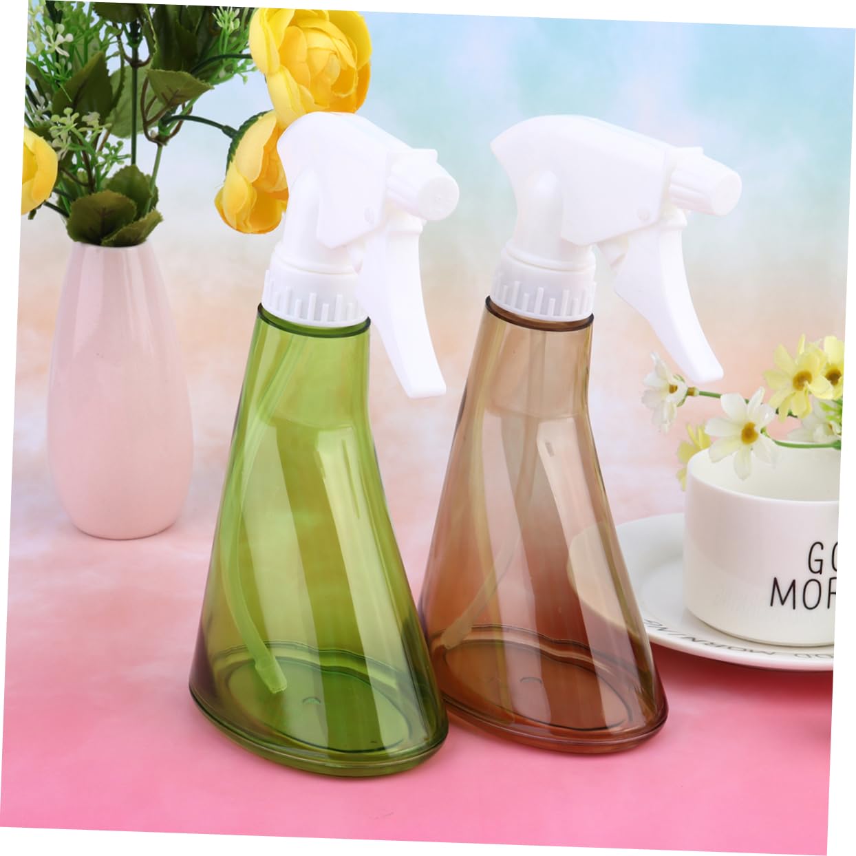 SUPVOX 2 Ensembles Bouteilles Pulvérisateurs Plastiques Pratique Plastique Pour Plantes Vert Transparent 2 Pièces * 2