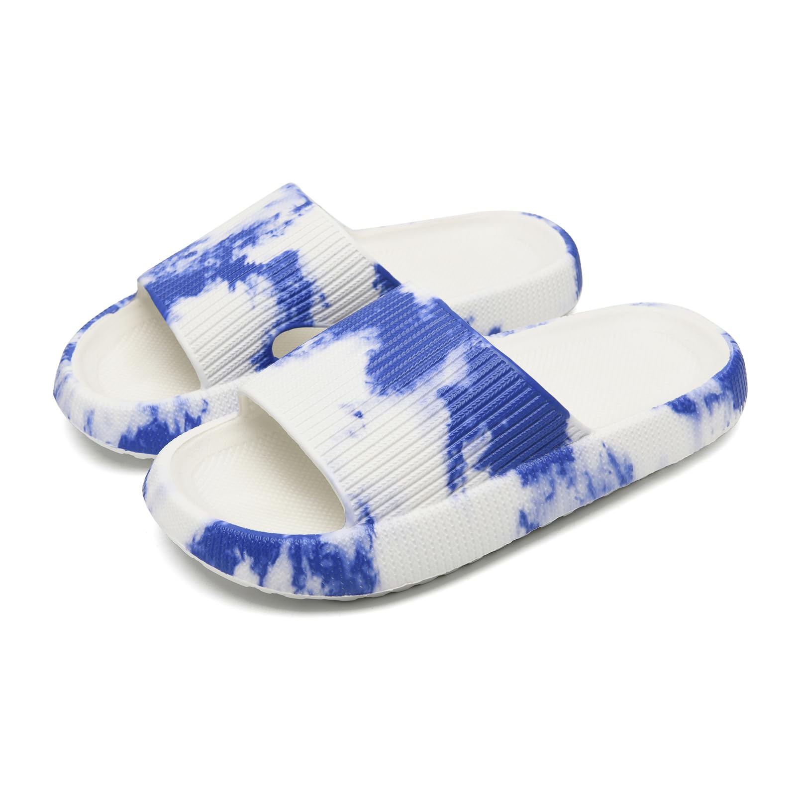 Sharllen Cloud Slides for Boys &amp; Girls - Comfy Non-Slip House Slippers for Kids - Beach Slide Sandals in Black, White &amp; Beige